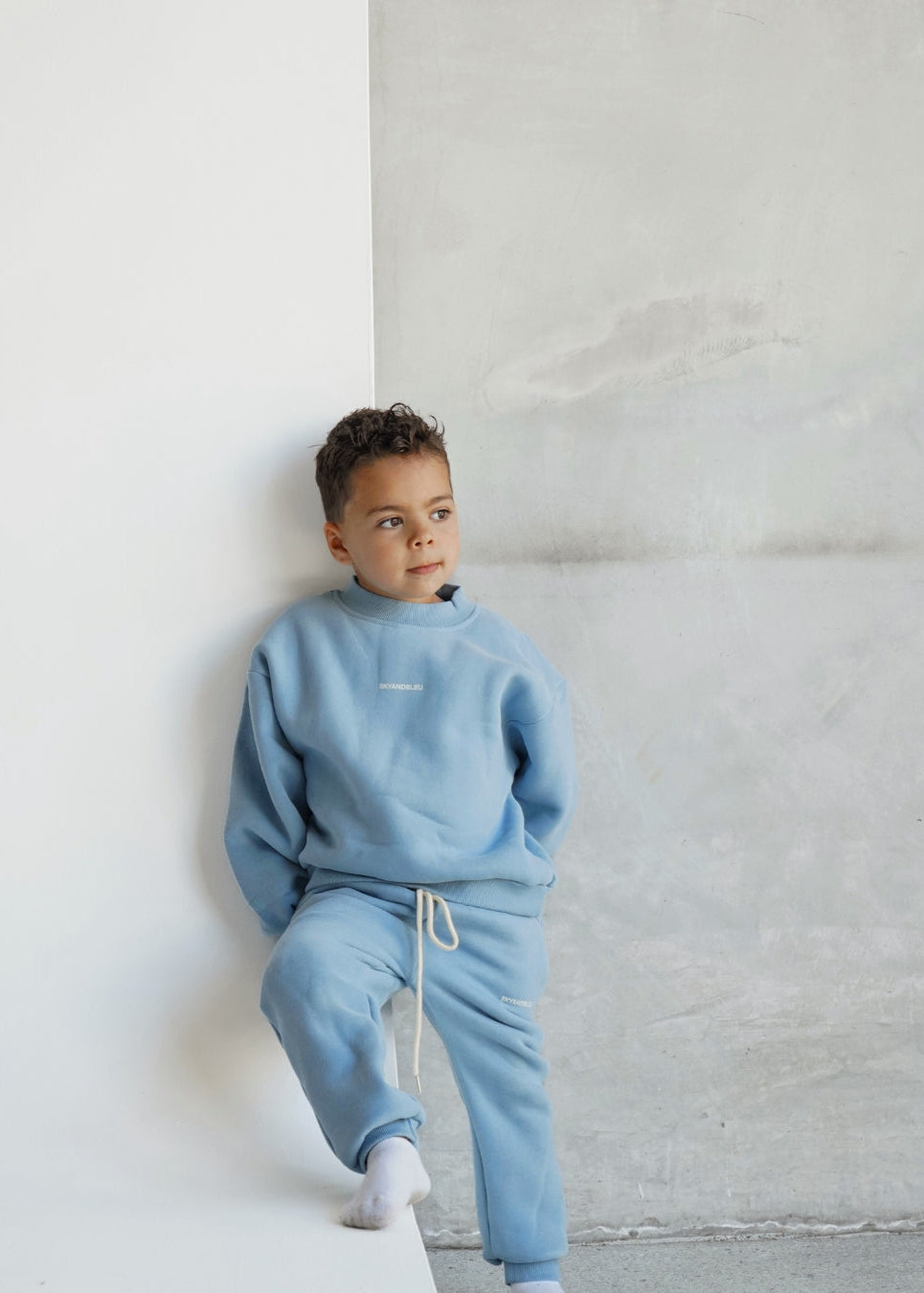 Fleece Jogger Set | Blue
