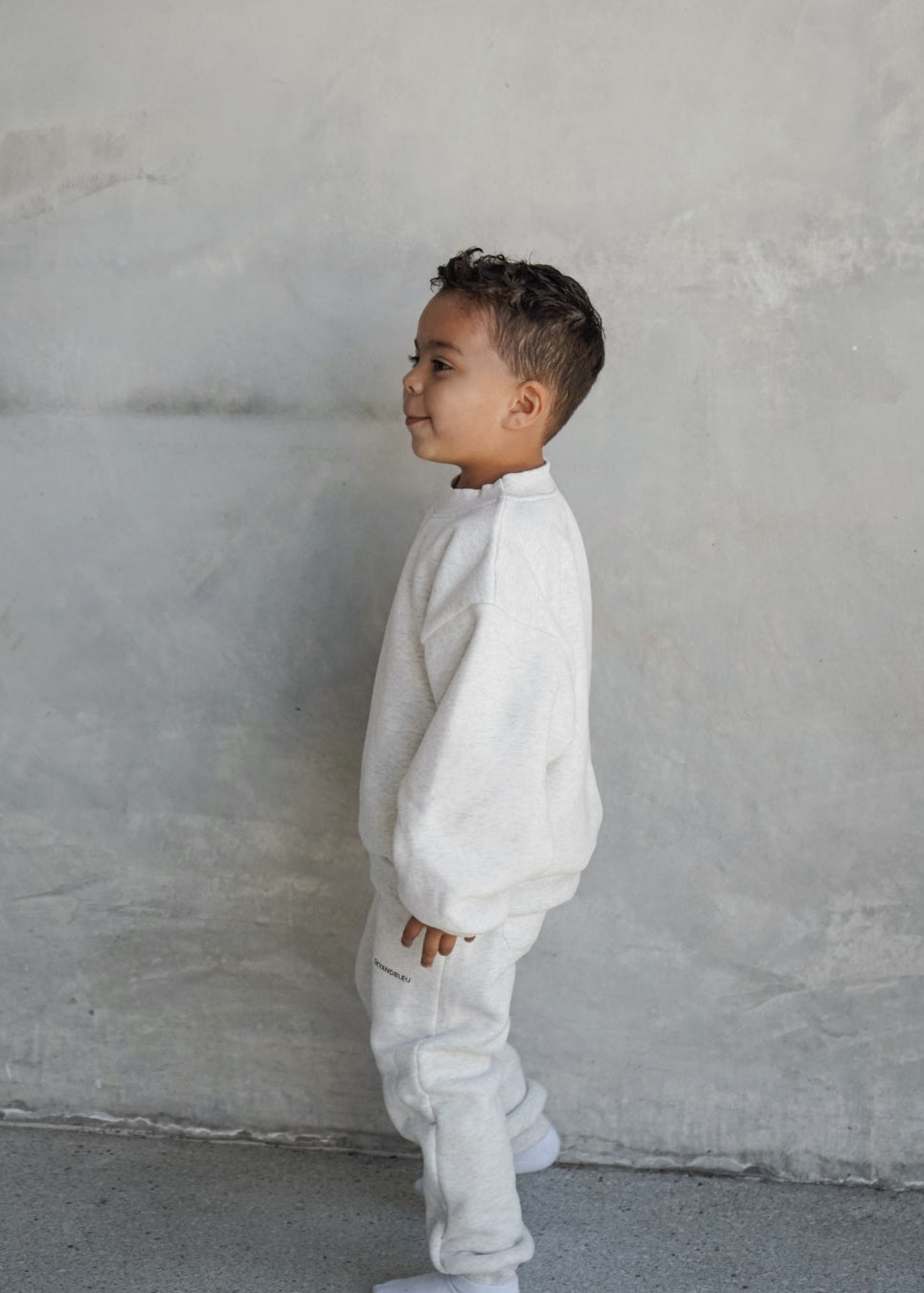 Fleece Jogger Set | Grey Marl