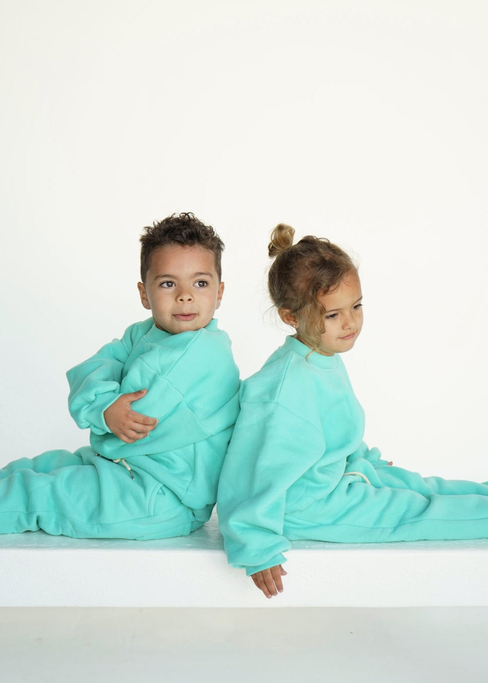 Fleece Jogger Set | Turquoise