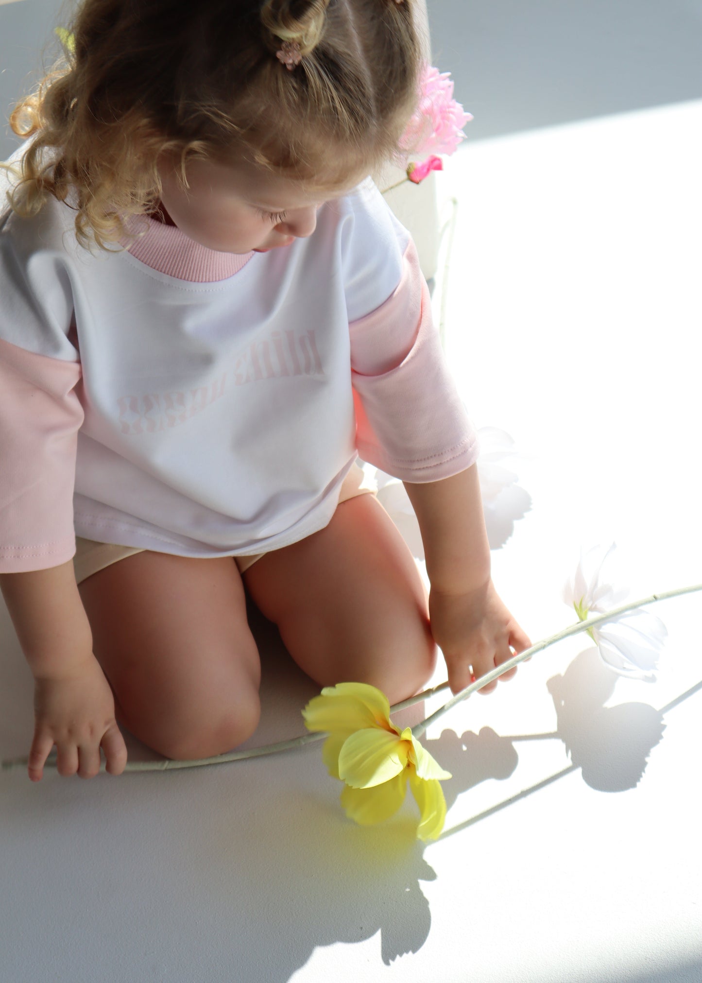 Ocean Child Tee | Baby Pink