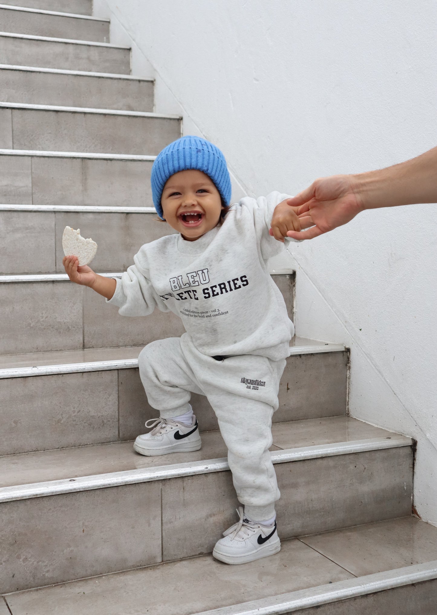 Athlete track set | Marl grey