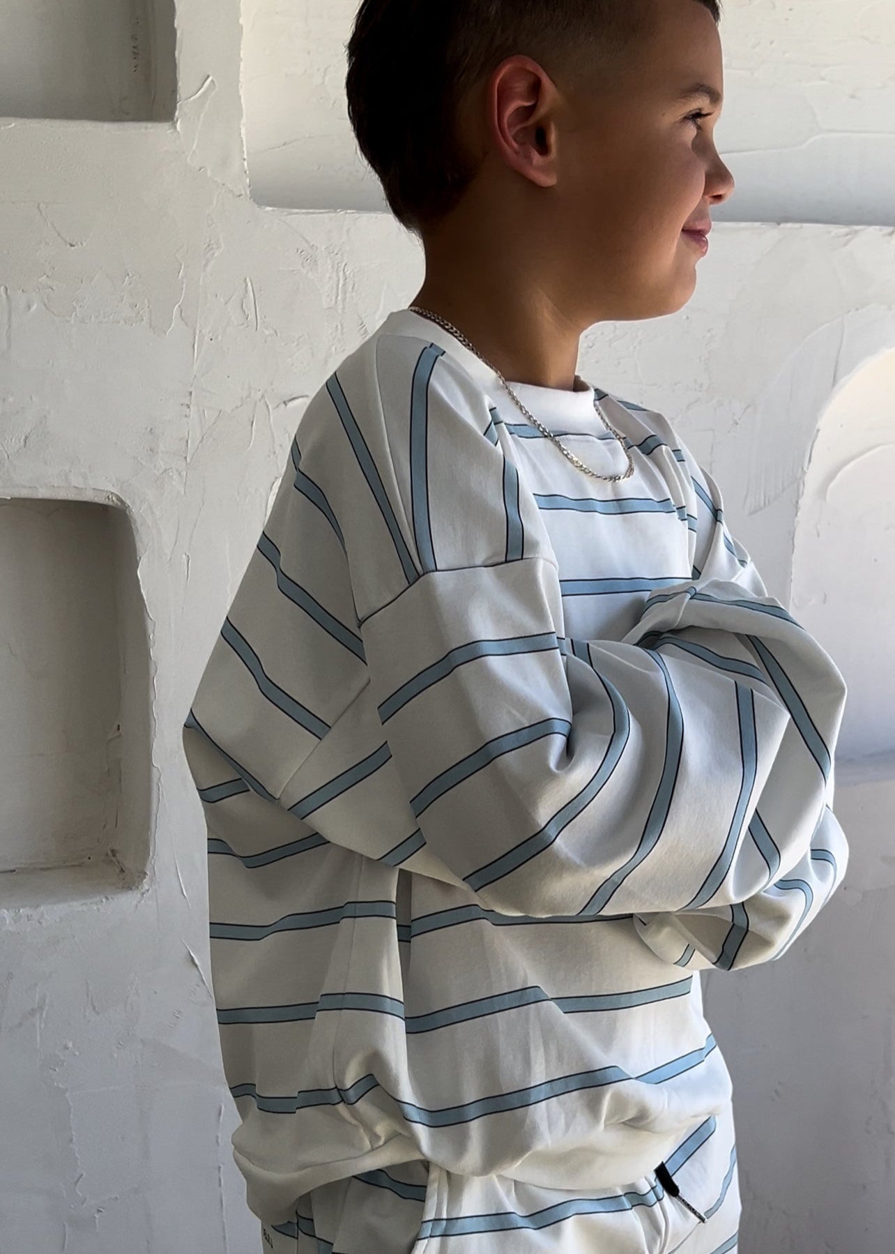 Core Pullover | Ocean Stripe