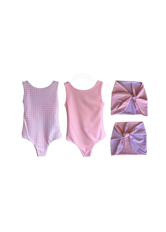 Gigi Reversible swimsuit + Sarong Set