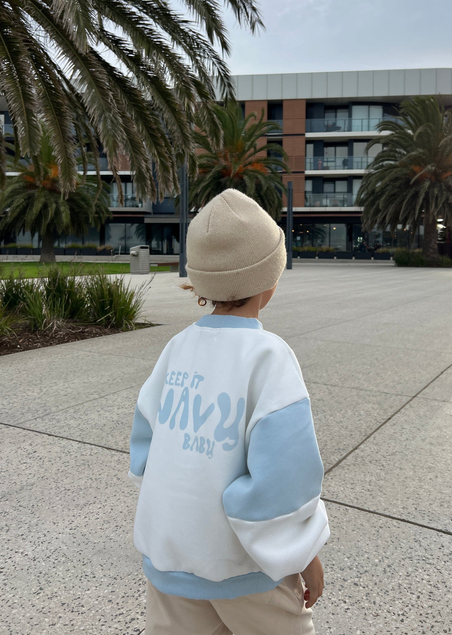 Wavy Baby Jumper | Ocean