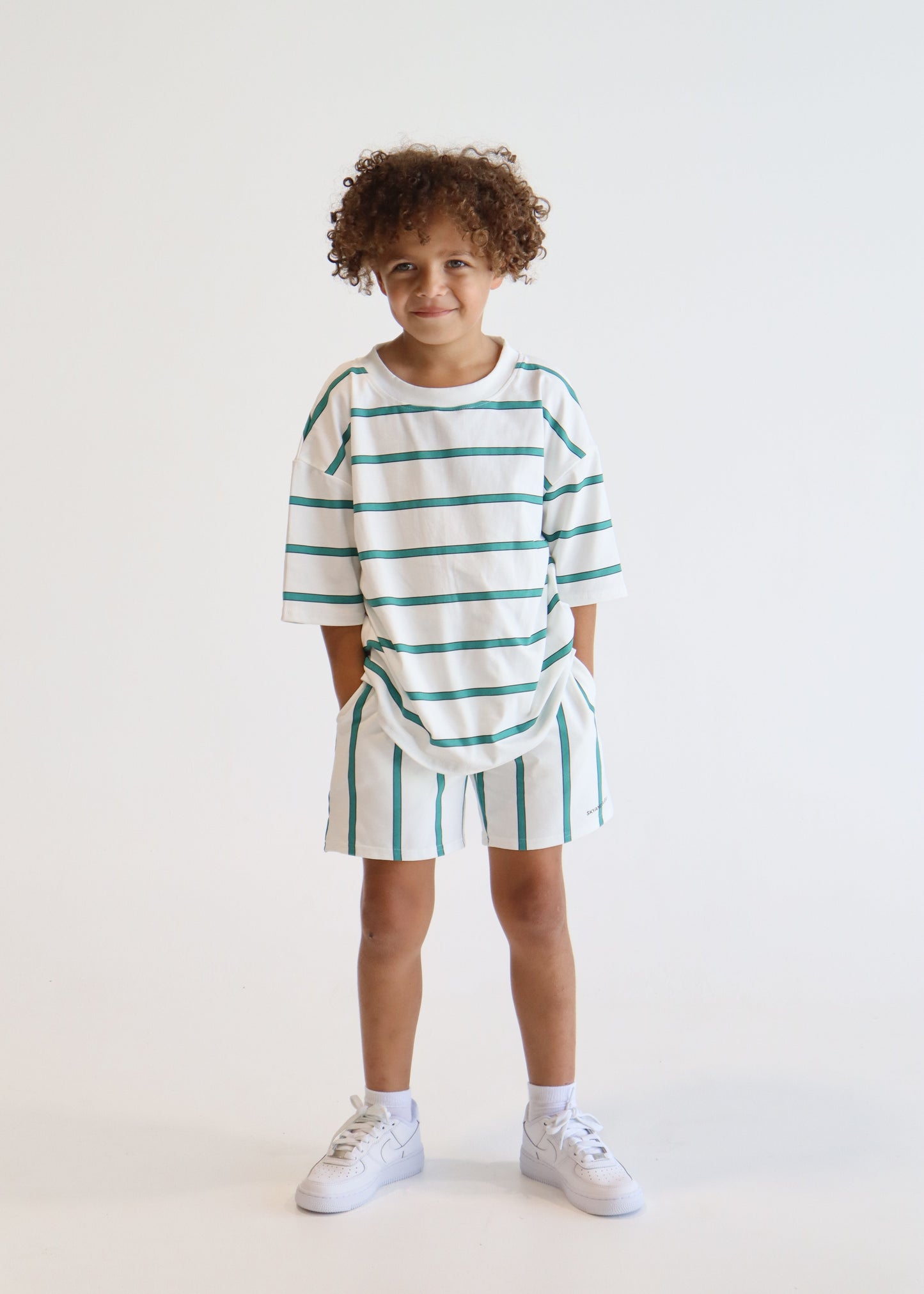 Signature Short | Green Stripe