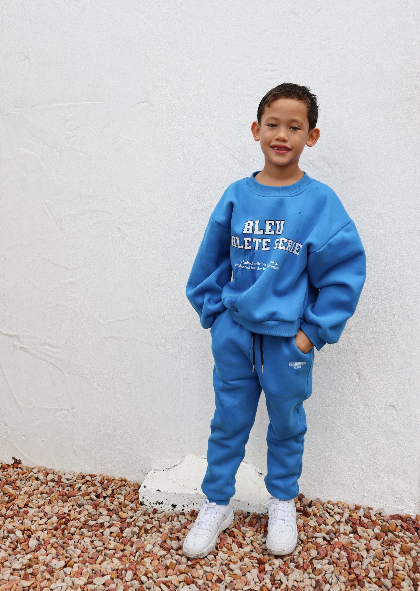 Athlete track set | Cobalt blue