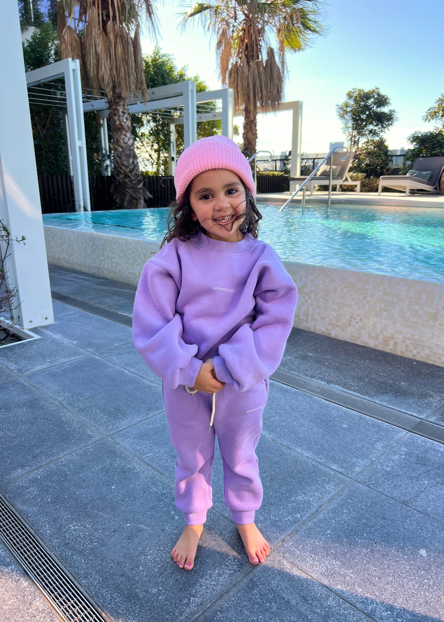 Fleece Jogger Set | Lavender