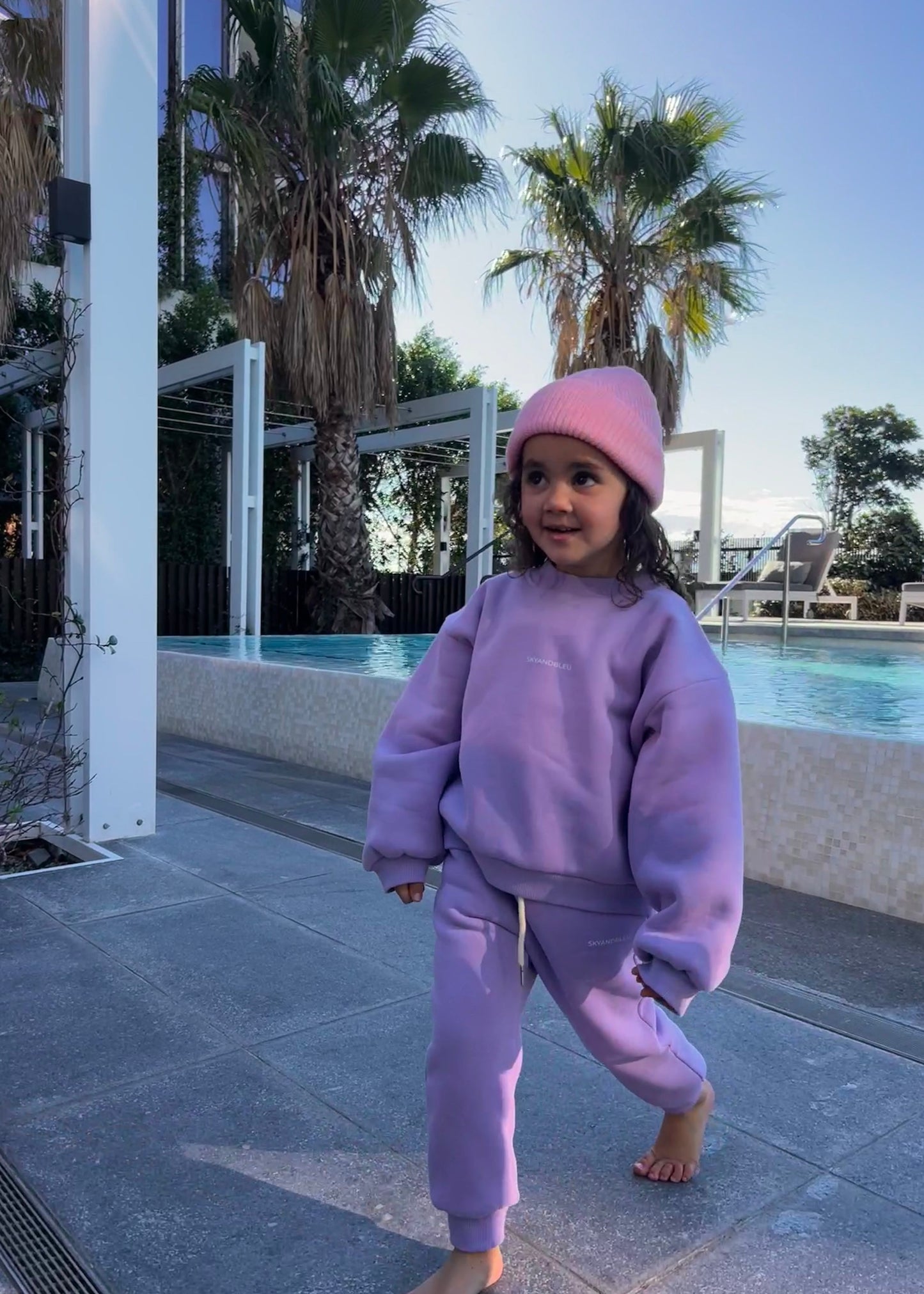 Fleece Jogger Set | Lavender
