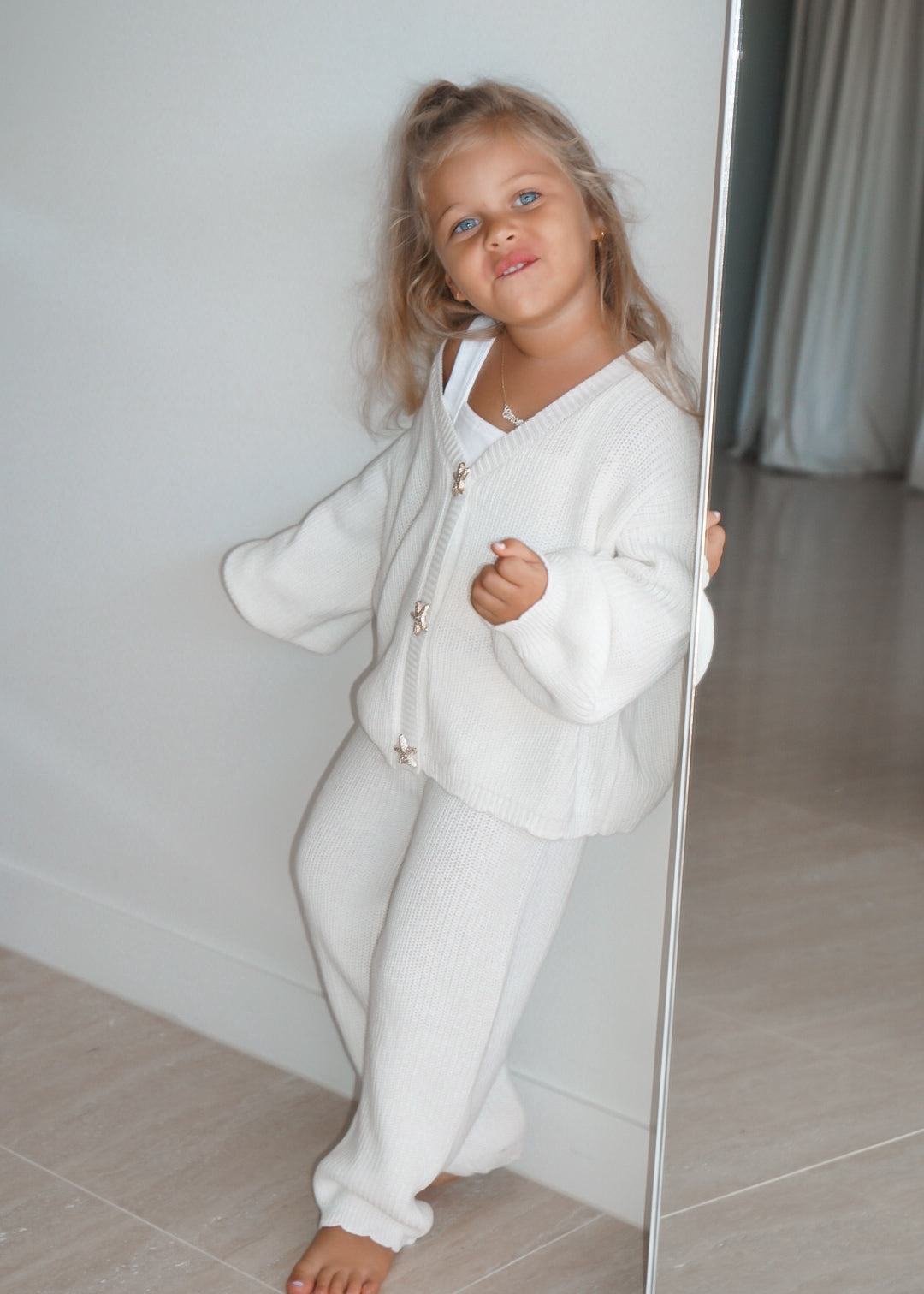 Ariel Knit Set | Pearl