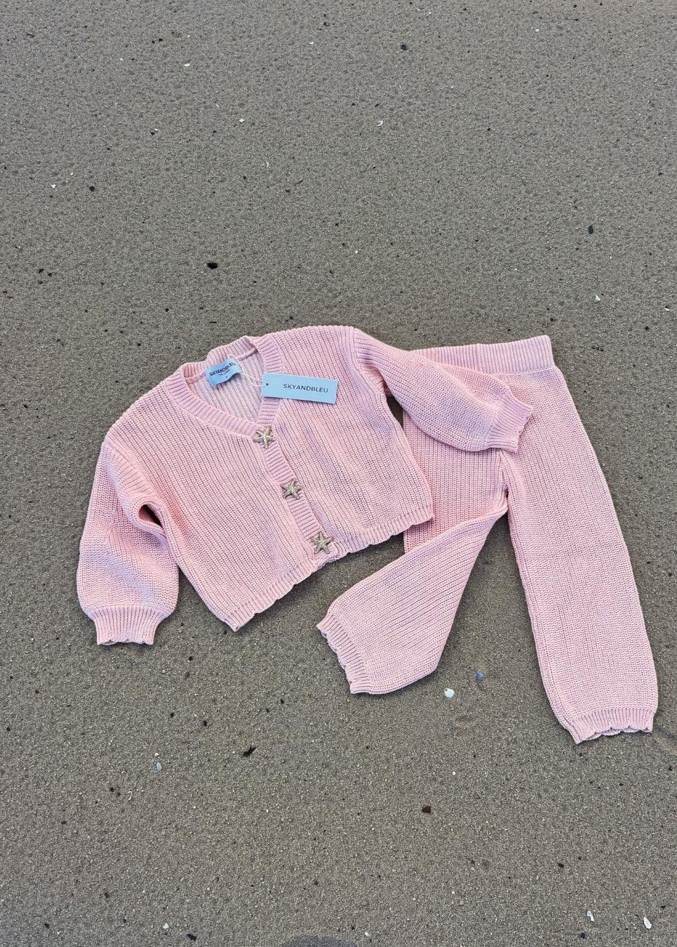 Ariel Knit Set | Coral