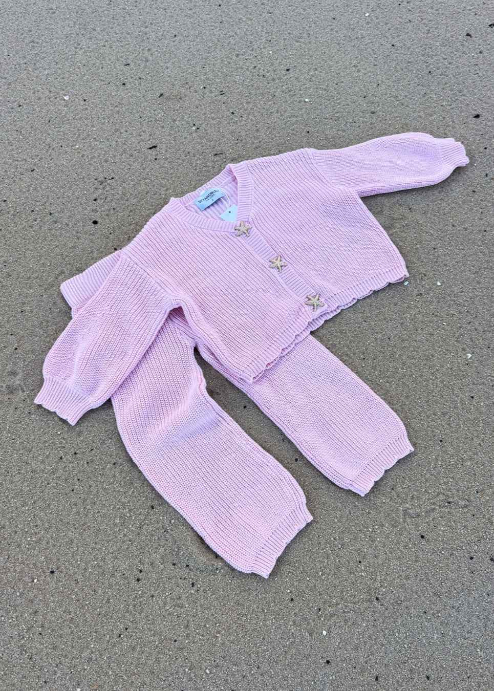 Ariel Knit Set | Baby Pink