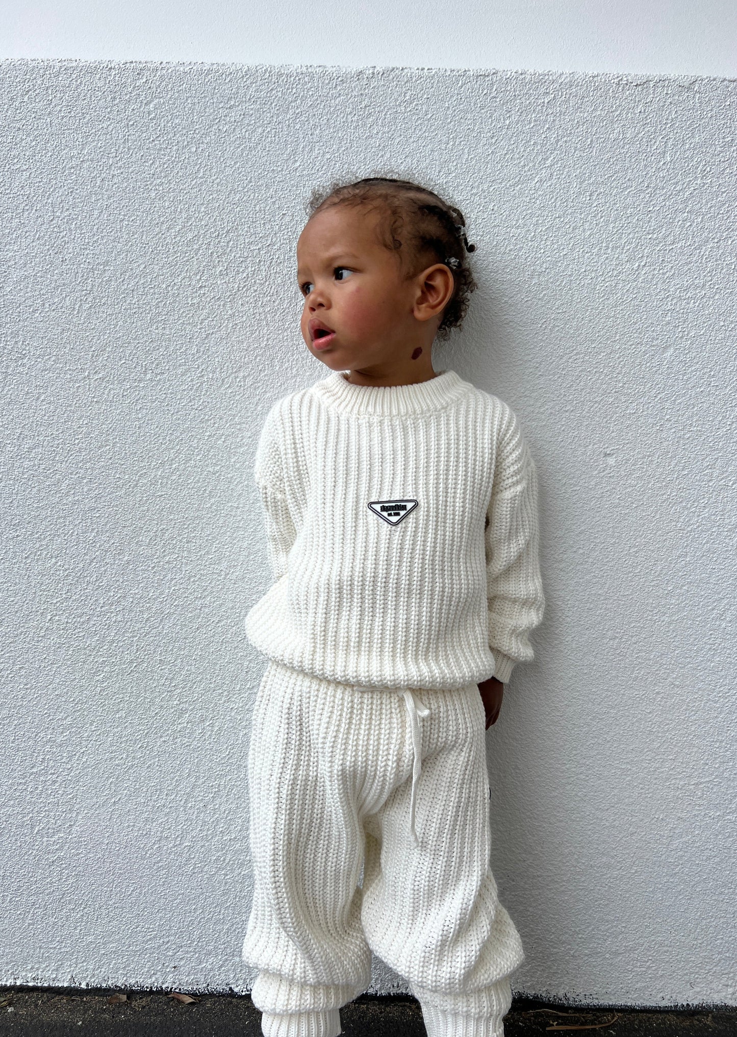 Original Chunky Knit Set | White